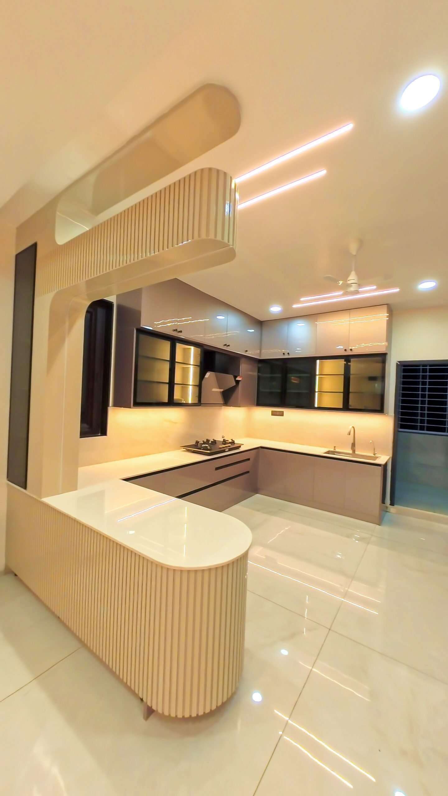Luxury living room concept designed by CRSTEL INTERIORS